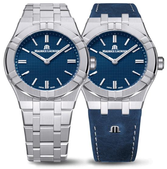 Hodinky Maurice Lacroix Aikon Manual 39 mm Collectors Limited Edition 500 pcs AI7007-SS00E-430-C